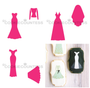 Wedding Dress Maker Cookie Stencil (3 pc)