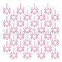 Falling Spider Pattern Cookie Stencil