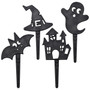 Spooky Fun Cake or Cupcake Toppers (8pc)