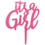 It's a Girl Cake Topper (1 pc)*