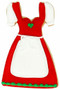 Dirndl Dress Impression Cookie Cutter*