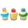 Kawaii Back to School Cake or Cupcake Toppers (6pc)