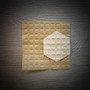 3D Parchment Waffle Squares (6pc)