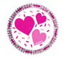Hearts & Sprinkles Cupcake Liners ( 32pc )