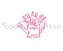Tulips in Watering Can PYO Cookie Stencil