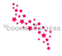 Star Trail Cookie Stencil