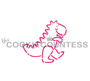 Dinosaur Trex PYO Cookie Stencil