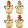 Gingerbread Friends Cupcake Rings (8pc)