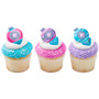 Christmas Bauble Cupcake Rings (6pc)