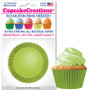 Lime Green Cupcake Liners ( 32 pcs )