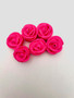 Royal Icing Roses Hot Pink Medium (6pc)