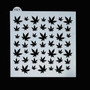 Marijuana Leaf Pattern Stencil