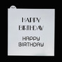 Happy Birthday Stencil 2 Fonts