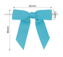 Twist Tie Bows - Rose Bloom (15 pc)