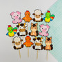 Farm Animal Toppers (12 pc)