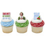 Elf the Movie Cupcake Rings (6pc)
