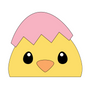 Chick Face with Egg Cutter