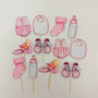 Assorted Baby Cupcake Toppers (12pc)