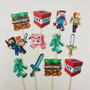 Minecraft Cupcake Toppers (12pc)