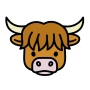 Highland Cow Face Cutter