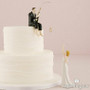 ''Hooked on Love'' Groom Wedding Cake Topper