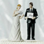 Read My Sign Bride Wedding Cake Topper