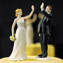 High Five Bride Wedding Cake Topper