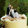 Romantic Couple On Beach Wedding Cake Topper