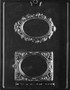 Oval and Square Frame Chocolate Mold