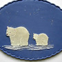 Animal Polar Bears Patchwork Cutters ( 2 pc )*