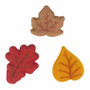 Fall Leaves Shimmer Pressed Sugar ( 7 pc )