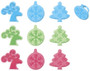 Winter Wonderland Cake and Cupcake Toppers ( 9 pc )