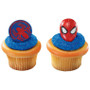 Spiderman Mask Cake or Cupcake Topper ( 6 pc )