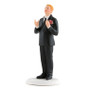 True Romance- Light Skin Groom Wedding Cake Topper