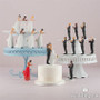 True Romance- Light Skin Groom Wedding Cake Topper