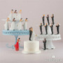 True Romance- Asian Groom Wedding Cake Topper
