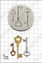 Antique Keys Silicone Mold