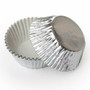 Silver Foil Mini Cupcake Liners ( 48 pcs )