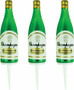 Champagne Bottle Cupcake Topper (6pc)