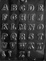 Alphabet Letters Small Chocolate Mold