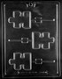 Jigsaw Puzzle Piece Chocolate Mold Lolly*