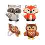 Woodland Friends Asst Cake or Cupcake Topper ( 6 pc )