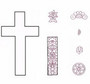 Faith Cross Set Patchwork Cutters ( 7 pc )*