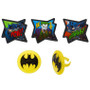 Batman Pow Whoosh Cake or Cupcake Topper ( 8 pc )