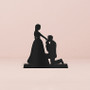 Cinderella Moment Black Silhouette Acrylic Wedding Cake Topper - (Duplicate Imported from BigCommerce)
