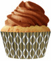 Gold Quatrefoil Cupcake Liners ( 32 pc )