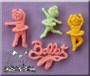 Ballerinas Assorted Silicone Mold*
