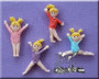 Gymnasts Assorted Silicone Mold*