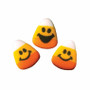 Candy Corn Faces Pressed Sugar ( 9 pc )