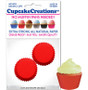 Red Mini Cupcake Liners ( 45 pc )